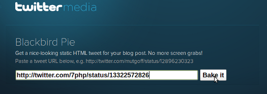 BlackbirdPie-pasteUrl Paste Url In BlackBird Pie's TextBox